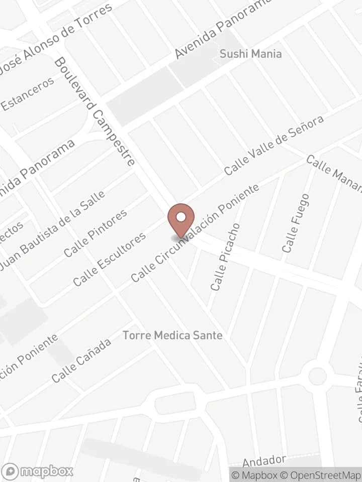 Mapa: Cora Studio en Casa Olivo, Jardines del Moral, León